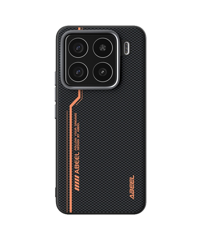 Coque Xiaomi 15 Racing ABEEL Noir et Orange