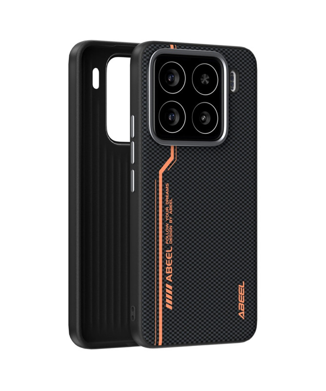 Coque Xiaomi 15 Racing ABEEL Noir et Orange