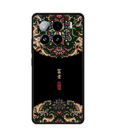 Coque Xiaomi 15 Mandala Doré, Style Chinois