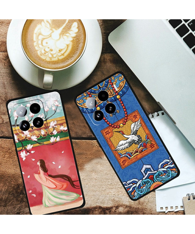 Coque Xiaomi 15 Médaillon Grue Royale