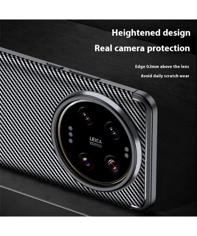 Coque Xiaomi 15 Ultra finition fibre de carbone