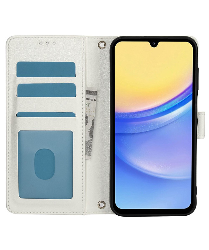 Housse Samsung Galaxy A36 5G Portefeuille Couture Premium