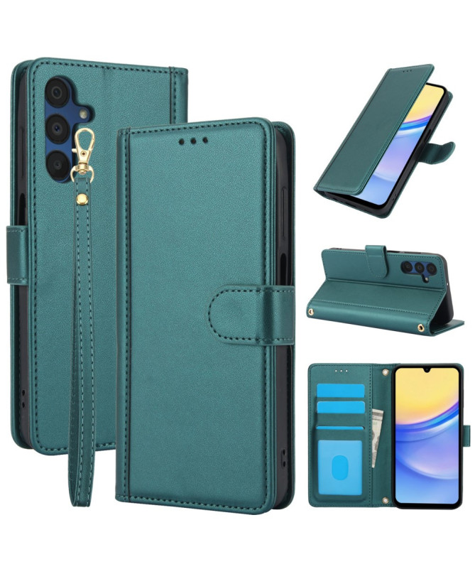 Housse Samsung Galaxy A36 5G Portefeuille Couture Premium