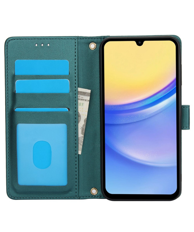 Housse Samsung Galaxy A36 5G Portefeuille Couture Premium