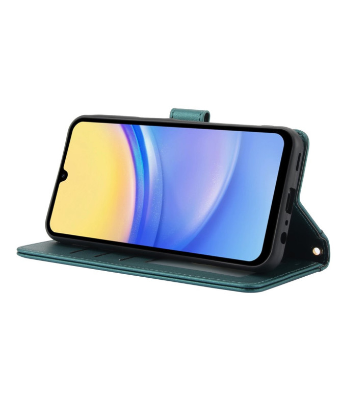 Housse Samsung Galaxy A36 5G Portefeuille Couture Premium