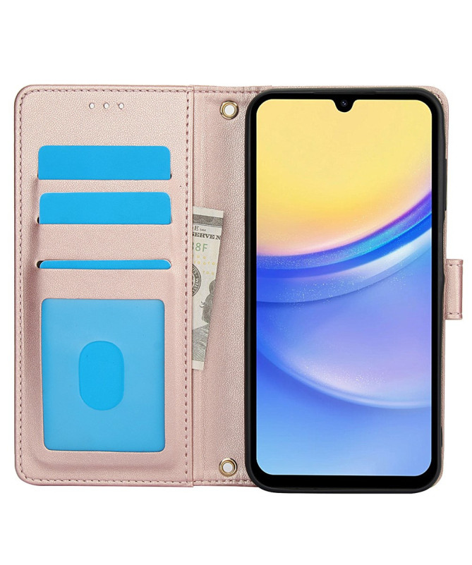 Housse Samsung Galaxy A36 5G Portefeuille Couture Premium