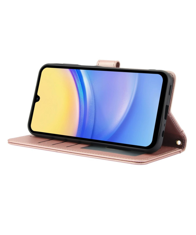 Housse Samsung Galaxy A36 5G Portefeuille Couture Premium