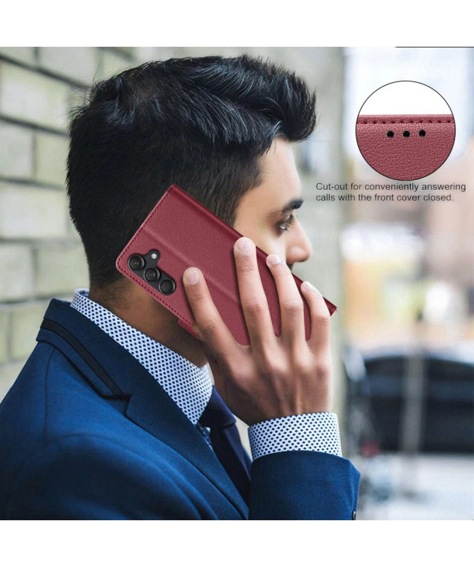 Housse Samsung Galaxy A36 5G Porte-Cartes en Simili Cuir BF32
