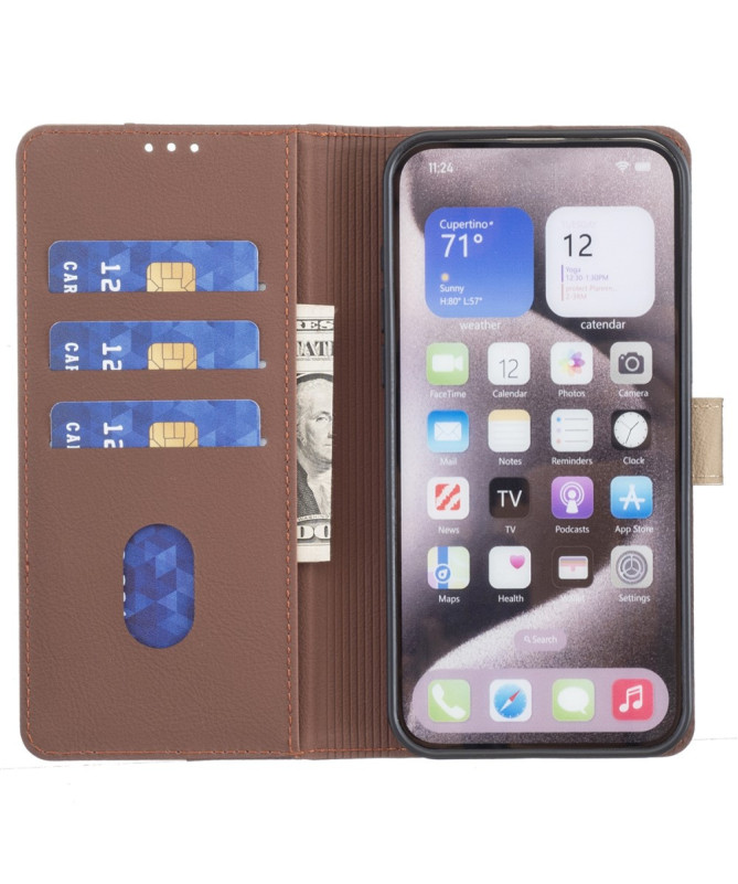 SOPHIE | Housse Samsung Galaxy A36 5G Bicolore Portefeuille