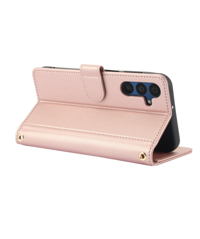 Housse Samsung Galaxy A36 5G Portefeuille Couture Premium