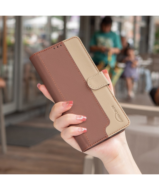 SOPHIE | Housse Samsung Galaxy A36 5G Bicolore Portefeuille
