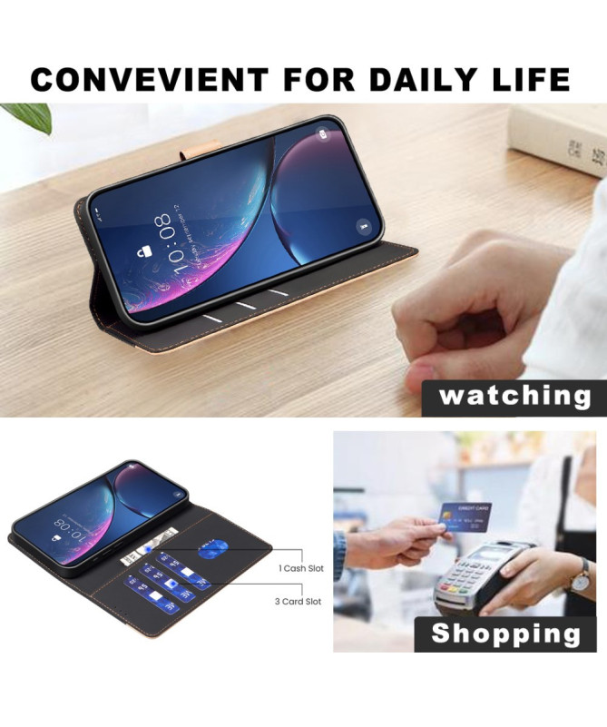 SOPHIE | Housse Samsung Galaxy A36 5G Bicolore Portefeuille