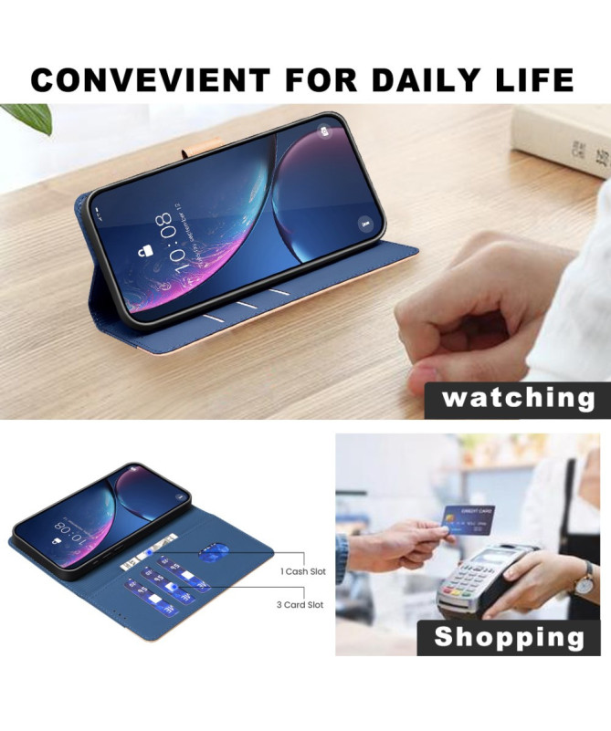 SOPHIE | Housse Samsung Galaxy A36 5G Bicolore Portefeuille