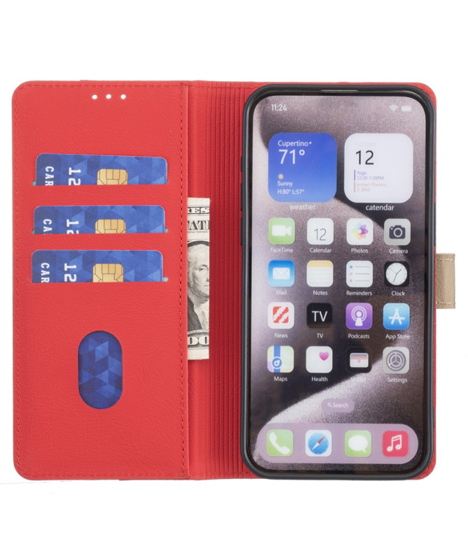 SOPHIE | Housse Samsung Galaxy A36 5G Bicolore Portefeuille