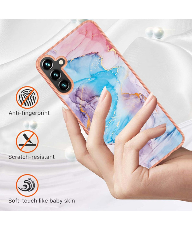 Coque Samsung Galaxy A56 5G Marbre Multicolore Pastel