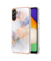 Coque Samsung Galaxy A56 5G Marbre Blanc et Or