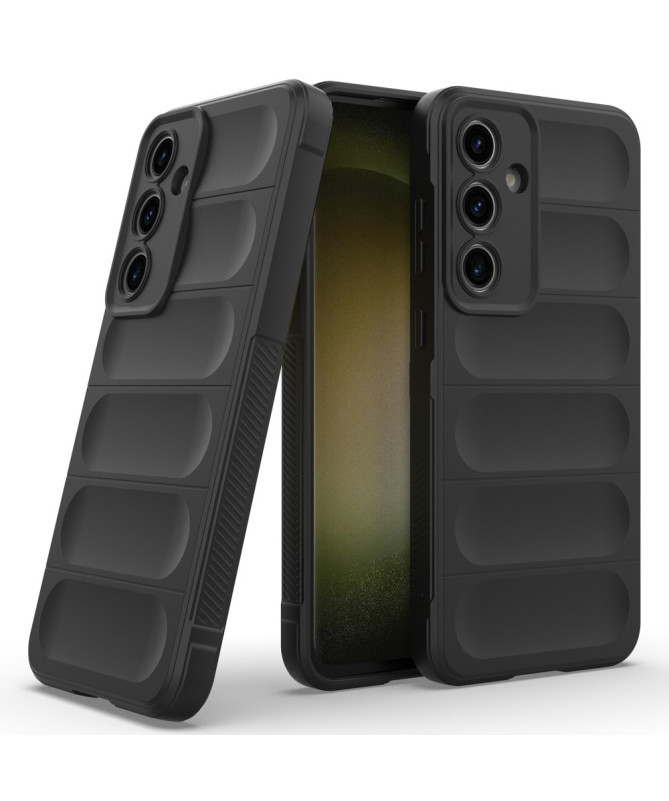 Coque Samsung Galaxy A56 5G Rugged Silicone Noir - photo 2
