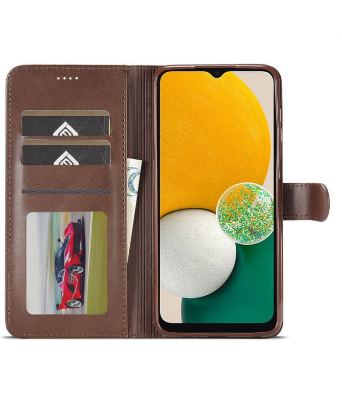 Housse Samsung Galaxy A56 5G Effet Cuir LC.IMEEKE