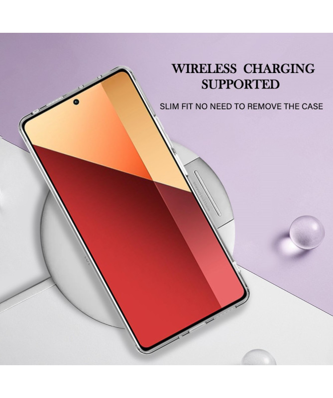 Coque Xiaomi Redmi Note 13 Pro 4G / Poco M6 Pro 4G Marbre Violet et Or