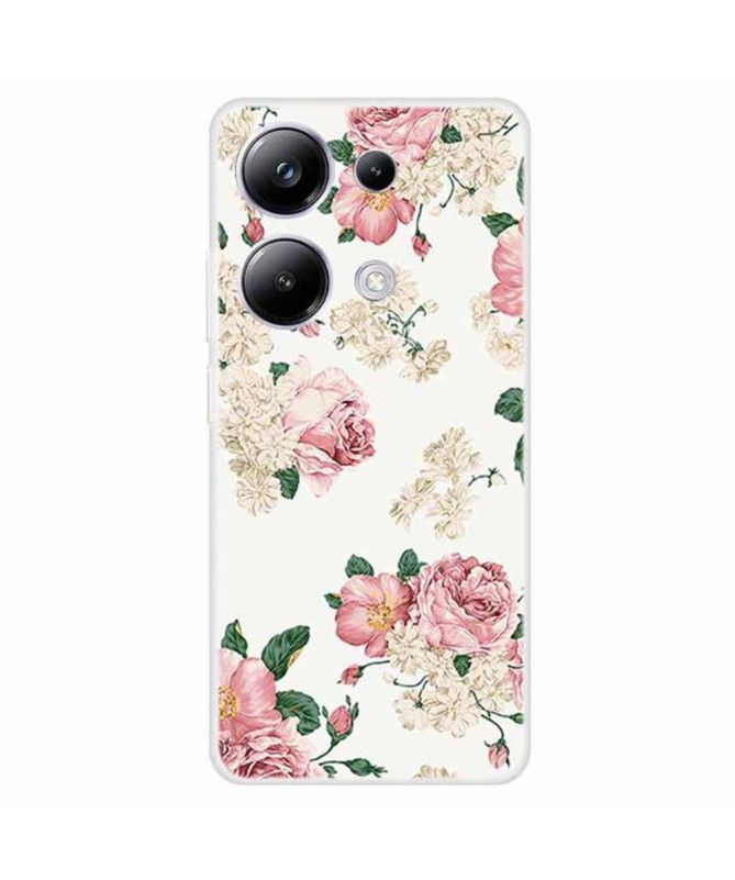 Coque Xiaomi Redmi Note 13 Pro 4G / Poco M6 Pro 4G Fleurs