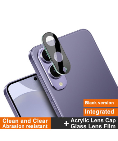 Samsung Galaxy S25 Edge - Protections en verre trempé pour lentille arrière (2 pièces) - Noir