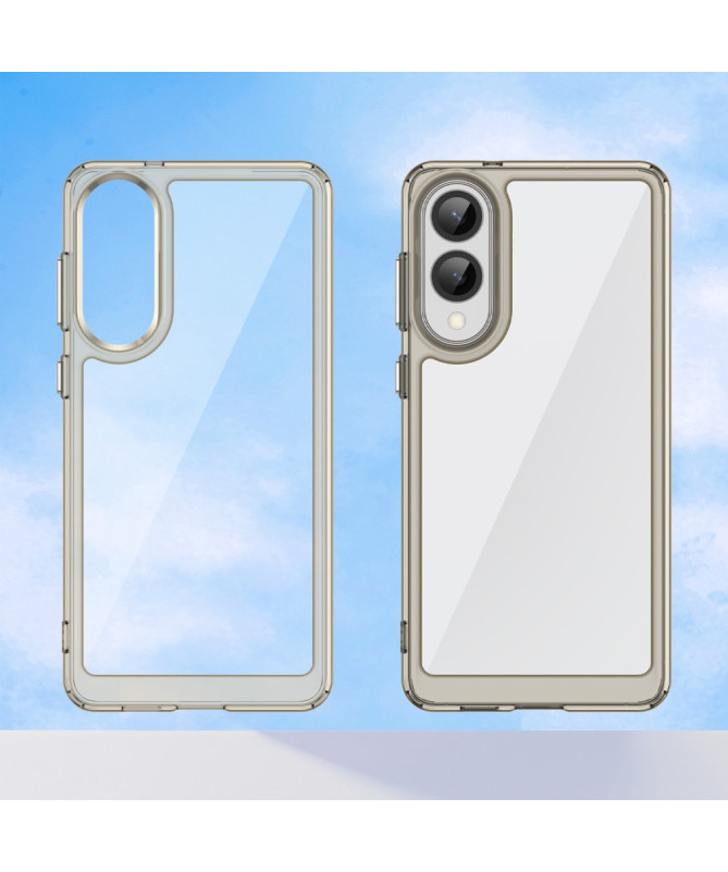 Coque Samsung Galaxy S25 Edge Transparente Contour Couleuré