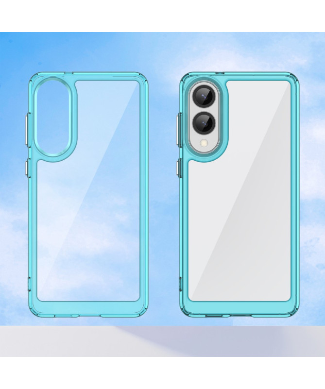 Coque Samsung Galaxy S25 Edge Transparente Contour Couleuré