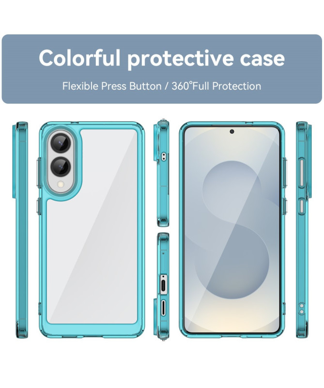 Coque Samsung Galaxy S25 Edge Transparente Contour Couleuré