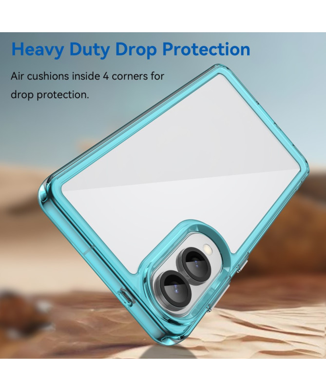 Coque Samsung Galaxy S25 Edge Transparente Contour Couleuré