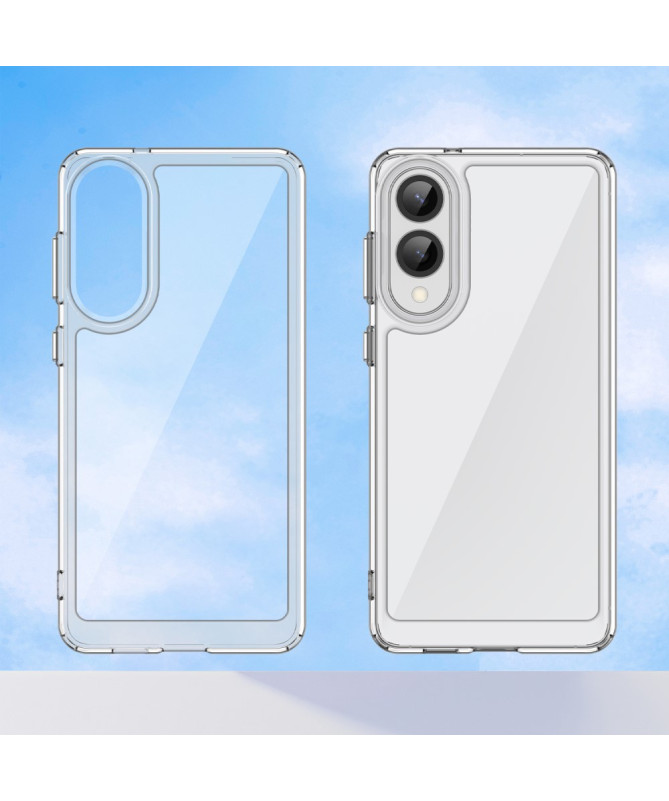 Coque Samsung Galaxy S25 Edge Transparente Contour Couleuré