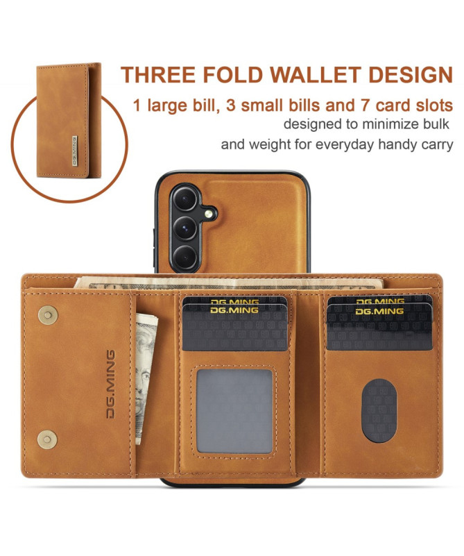 Coque Samsung Galaxy A56 5G Porte-cartes Détachable M1 Series