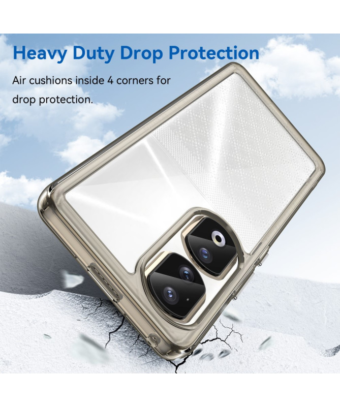 Coque Honor 90 Pro Transparente Contour Couleuré