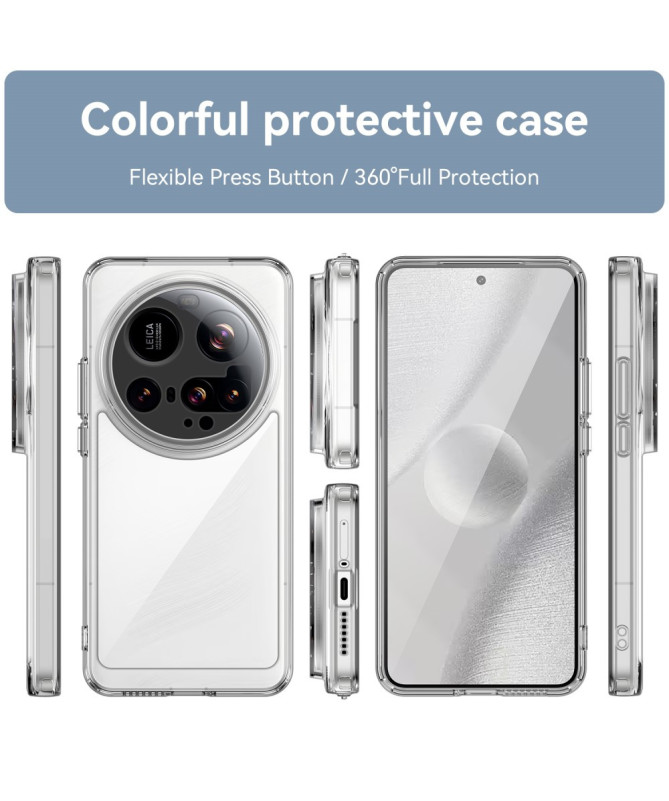 Coque Xiaomi 15 Ultra Transparente Contour Coloré