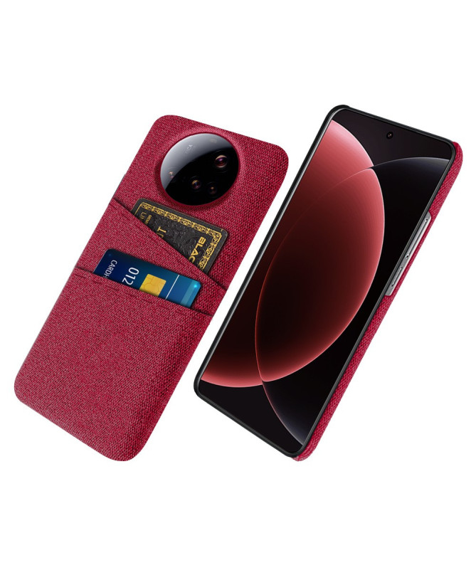 KORTHA - Coque Xiaomi 15 Ultra en Tissu avec Double Rangement