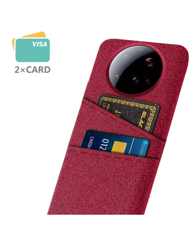 KORTHA - Coque Xiaomi 15 Ultra en Tissu avec Double Rangement