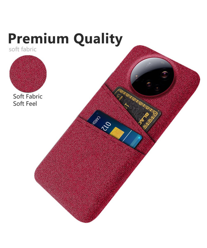 KORTHA - Coque Xiaomi 15 Ultra en Tissu avec Double Rangement