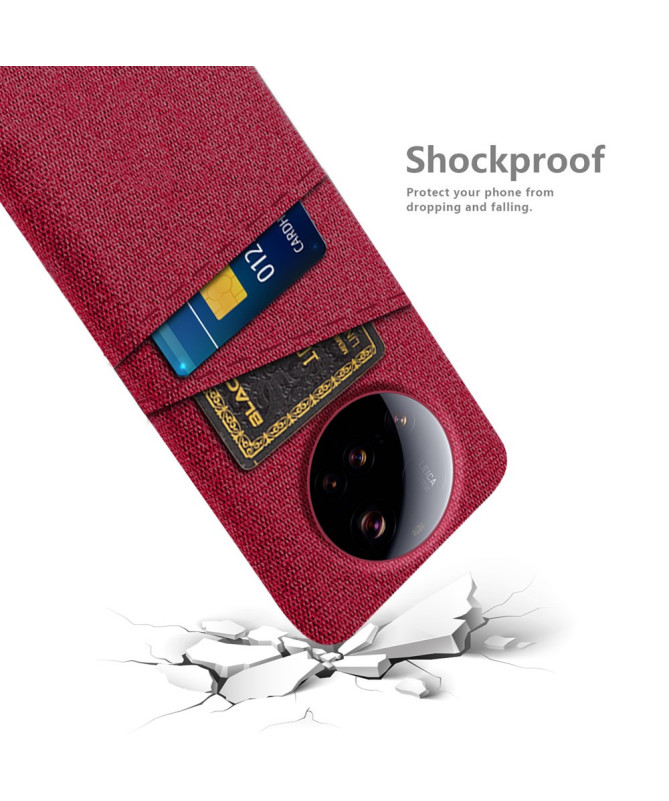KORTHA - Coque Xiaomi 15 Ultra en Tissu avec Double Rangement