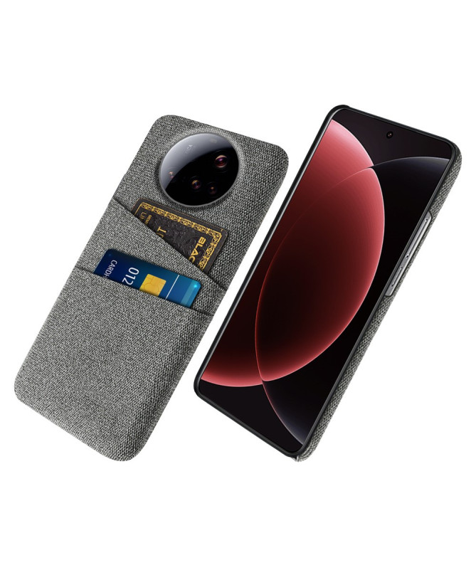 KORTHA - Coque Xiaomi 15 Ultra en Tissu avec Double Rangement