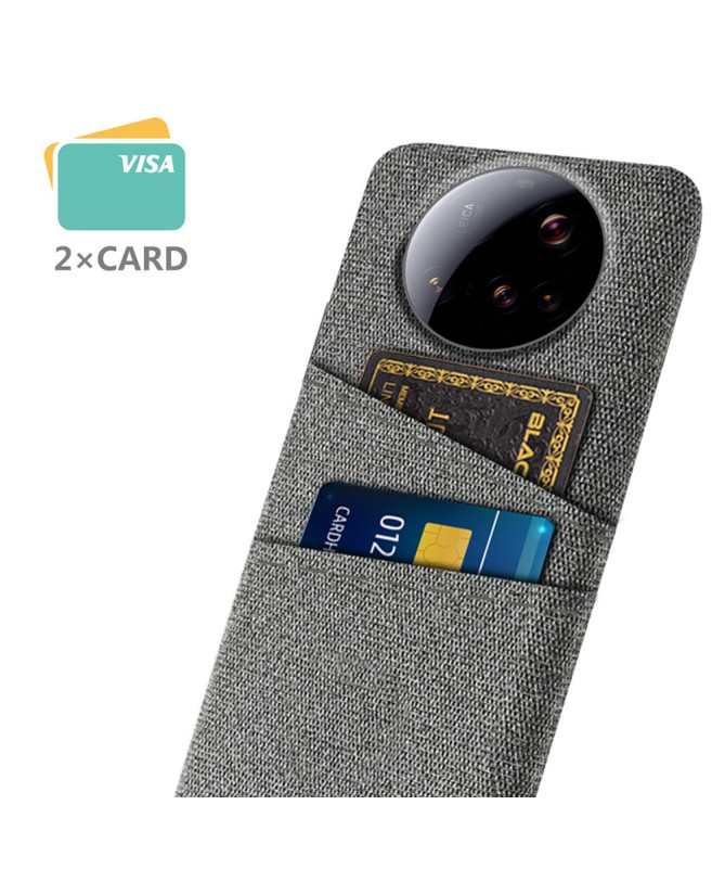 KORTHA - Coque Xiaomi 15 Ultra en Tissu avec Double Rangement
