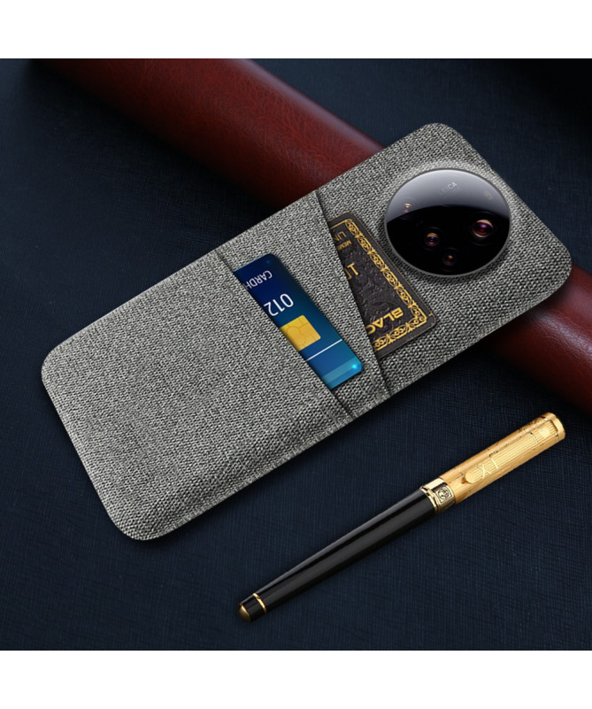 KORTHA - Coque Xiaomi 15 Ultra en Tissu avec Double Rangement