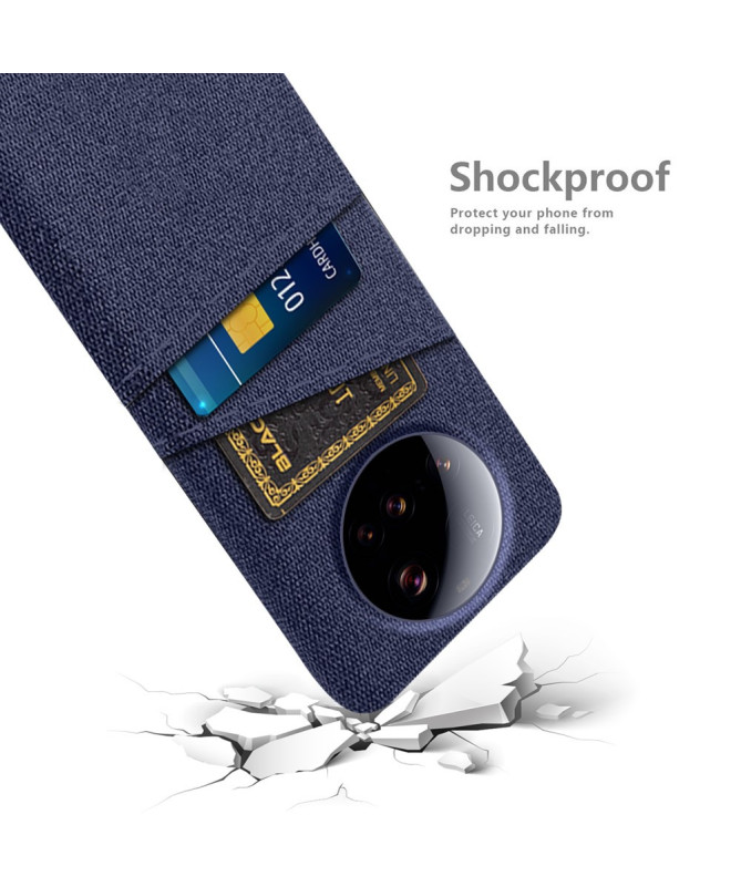 KORTHA - Coque Xiaomi 15 Ultra en Tissu avec Double Rangement