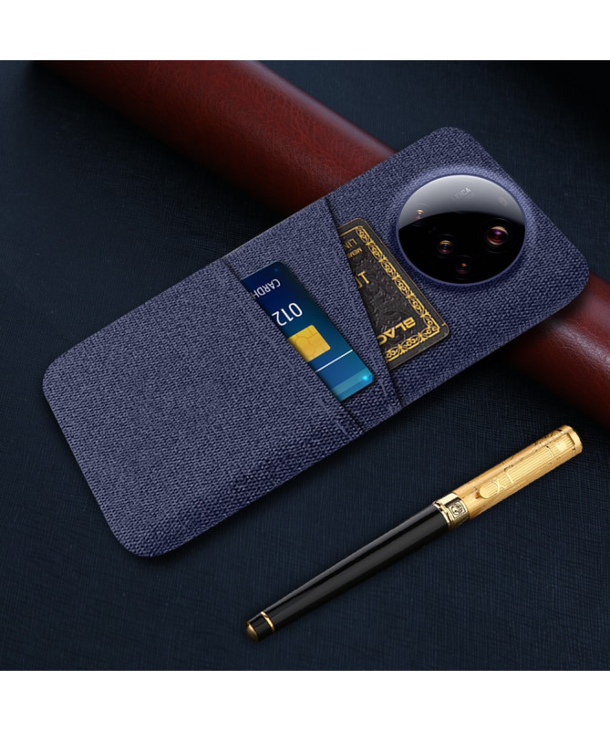 KORTHA - Coque Xiaomi 15 Ultra en Tissu avec Double Rangement