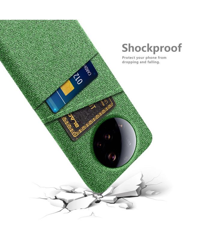 KORTHA - Coque Xiaomi 15 Ultra en Tissu avec Double Rangement