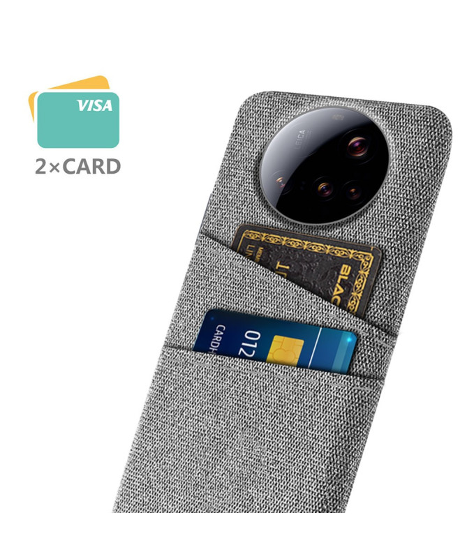 KORTHA - Coque Xiaomi 15 Ultra en Tissu avec Double Rangement