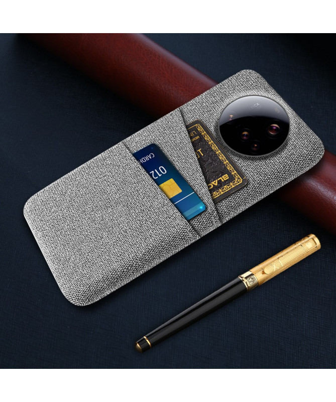 KORTHA - Coque Xiaomi 15 Ultra en Tissu avec Double Rangement