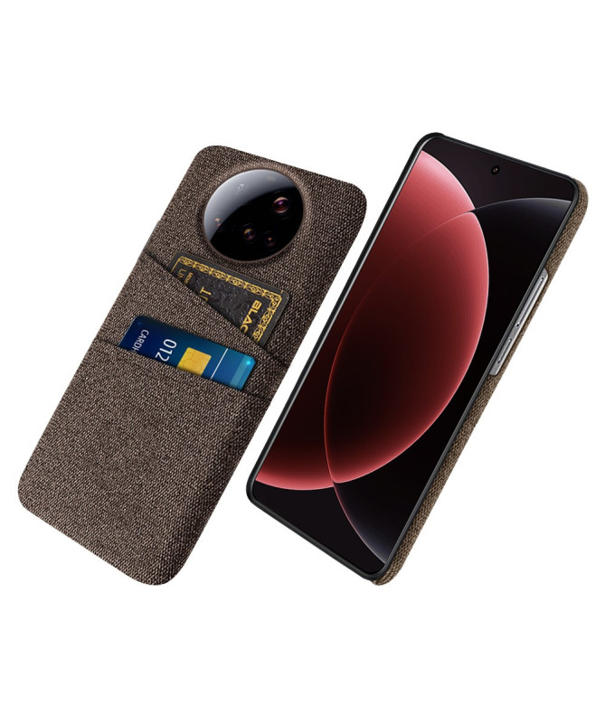 KORTHA - Coque Xiaomi 15 Ultra en Tissu avec Double Rangement