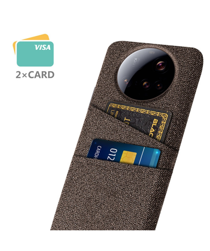 KORTHA - Coque Xiaomi 15 Ultra en Tissu avec Double Rangement