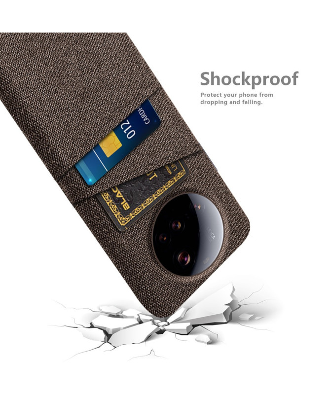 KORTHA - Coque Xiaomi 15 Ultra en Tissu avec Double Rangement