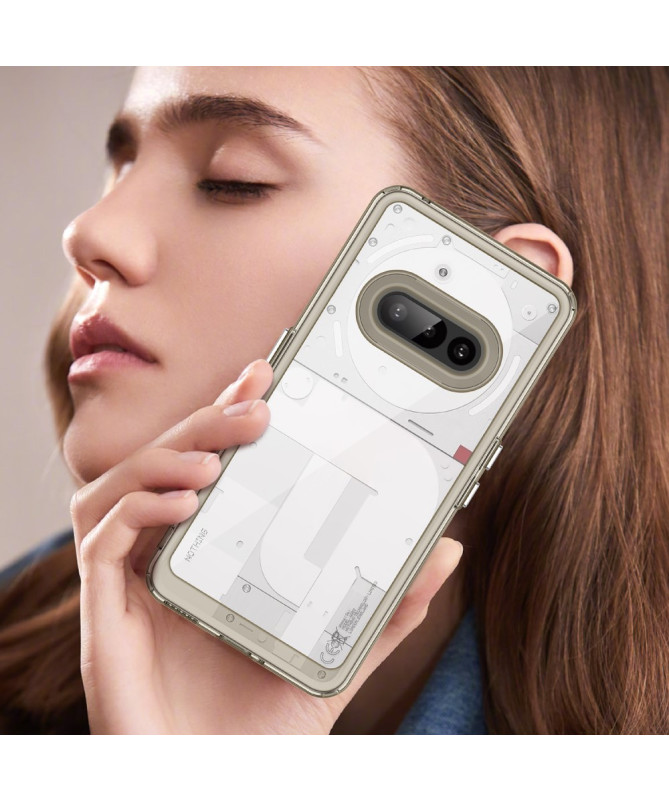 Coque Nothing Phone (3a) Transparente Contour Coloré