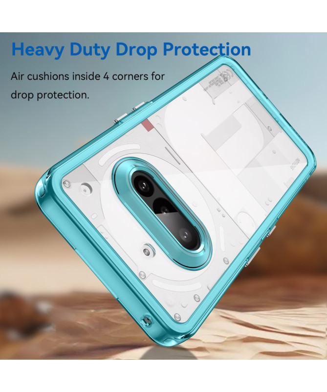 Coque Nothing Phone (3a) Transparente Contour Coloré